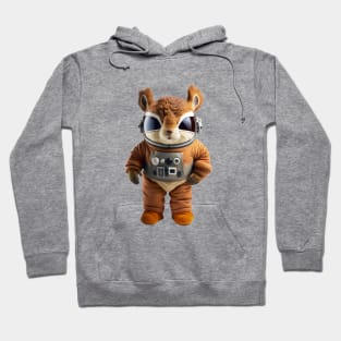 Cool Space Squirrel Plushie Design Hoodie